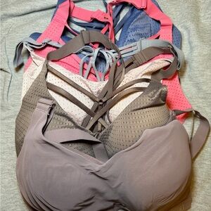 Victoria's Secret Pink and Gray Bra Set